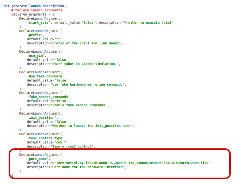 Serial device by-id listing example