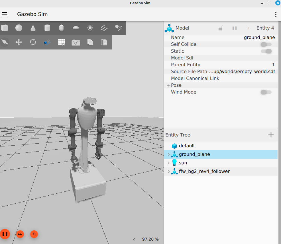 AI Worker Gazebo Sim