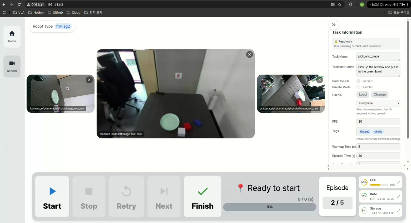 Physical AI Tools Data Collection