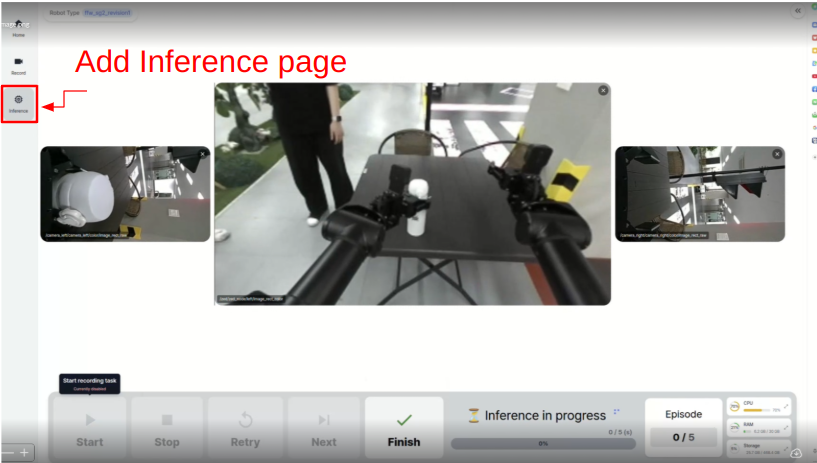 Physical AI Tools Inference