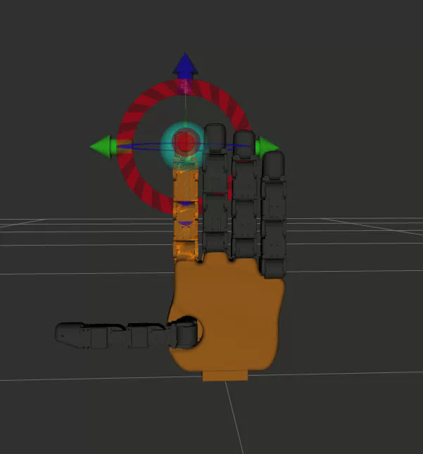 ROBOTIS HX Hand MoveIt