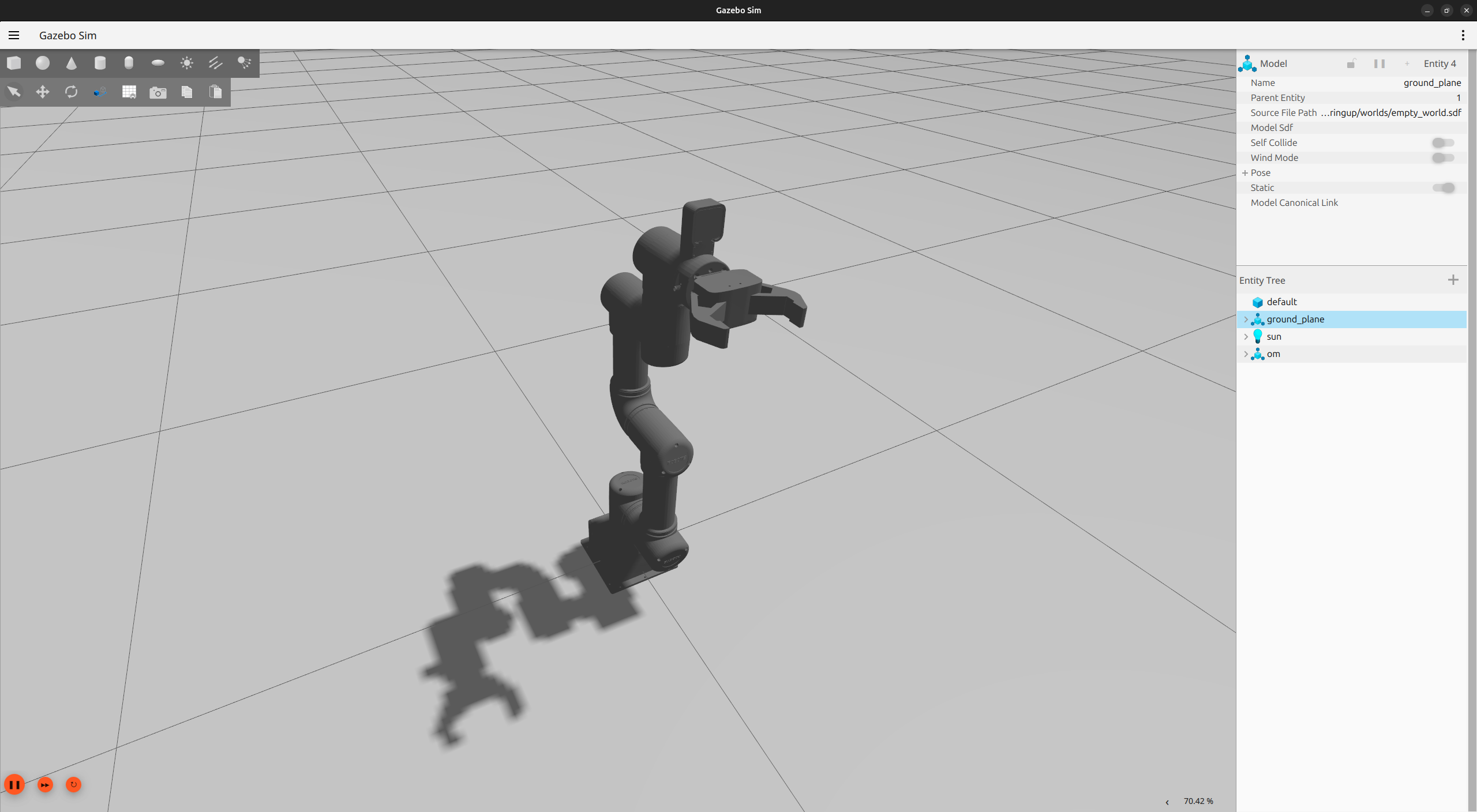 OMY F3M Simulation