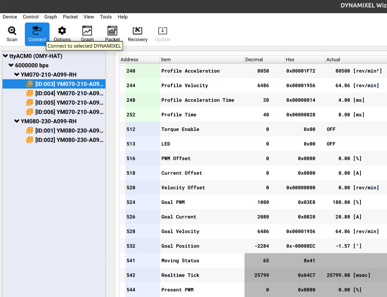 reset multi-turn alarm